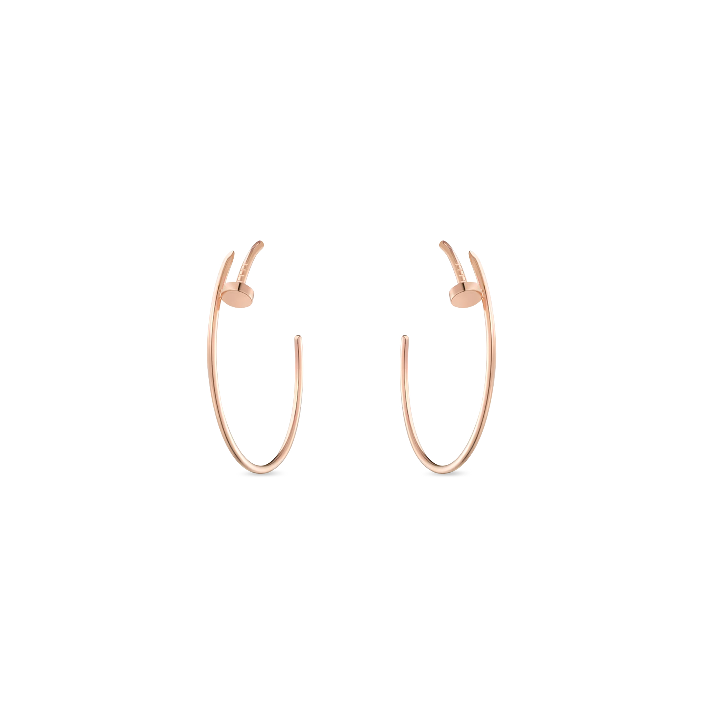 CARTIER JUSTE UN CLOU HOOP EARRINGS, LARGE MODEL B8301211